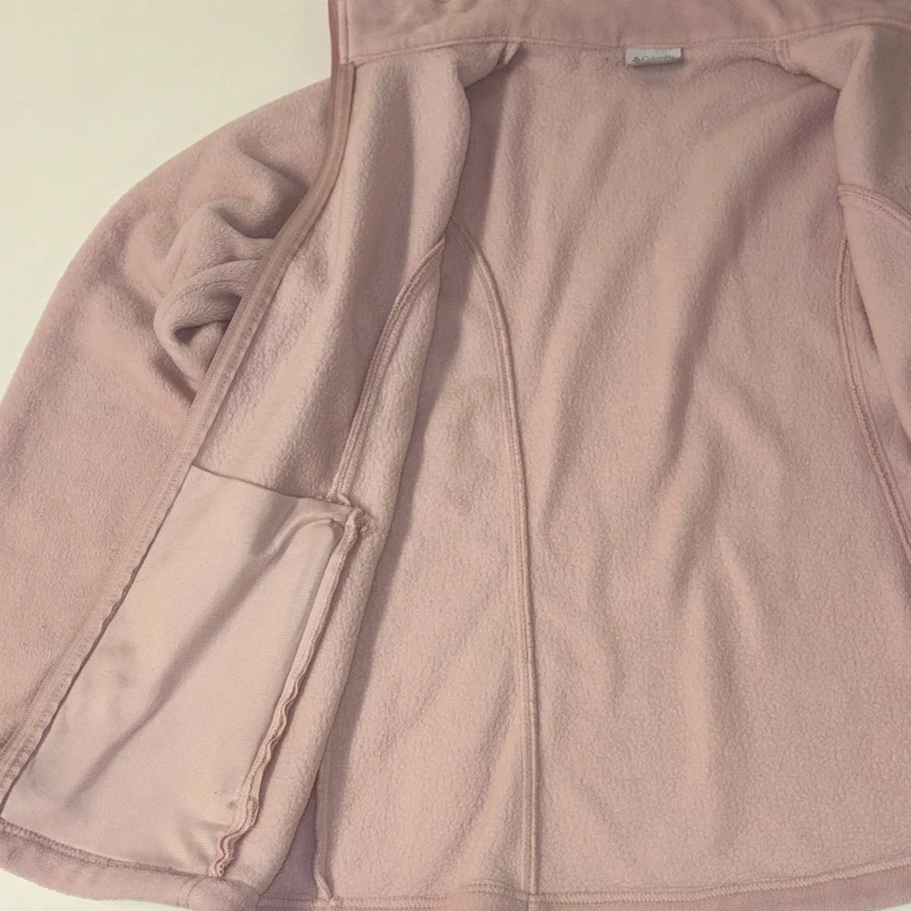 Columbia Light Pink Fleece Jacket - Picture 4 of 5
